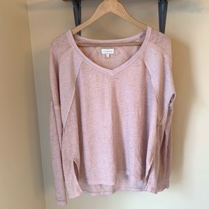 Lucky Brand Long Sleeve Blush Pink